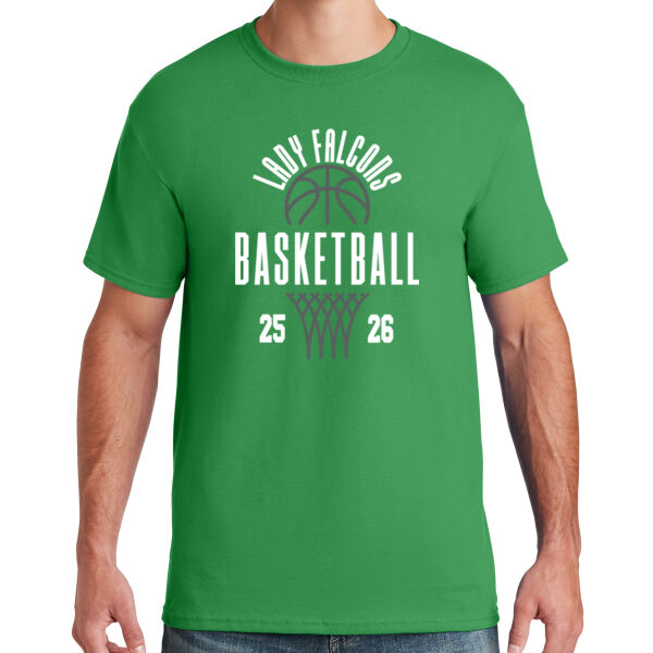 Jerzees 50/50 Short Sleeve Tee - design 1 on green 2 Thumbnail