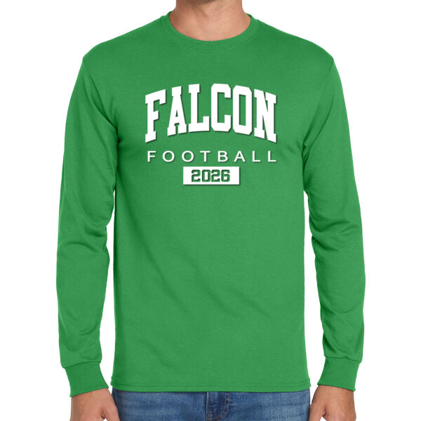 Jerzees 50/50 Long Sleeve Tshirt - Falcon Football 2026 Thumbnail
