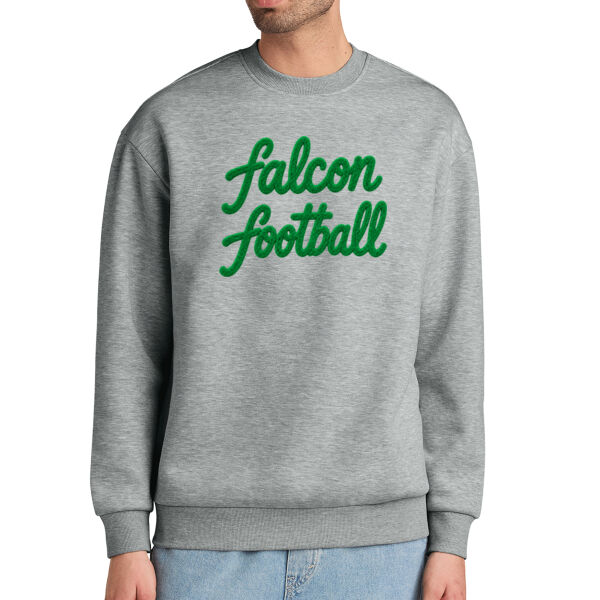 District V.I.T. Heavyweight Crewneck- chenille falcon football Thumbnail