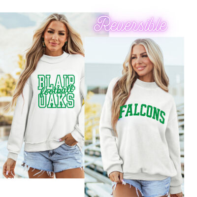 Falcons Reversible Mock Neck Sweatshirt Thumbnail