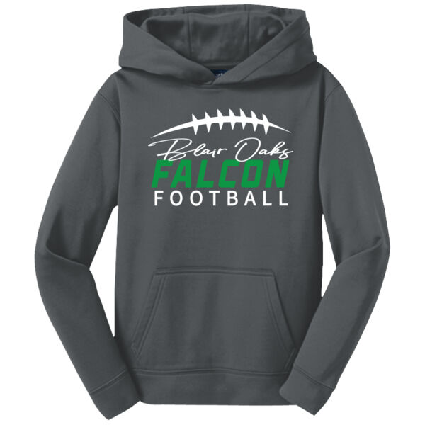 Youth Sport Wick Fleece Hooded Sweatshirt Thumbnail