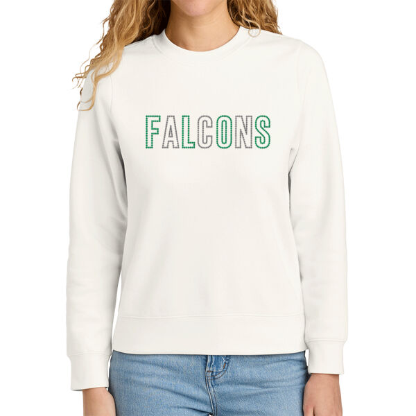 Embroidered District Women's V.I.T. Crewneck Thumbnail