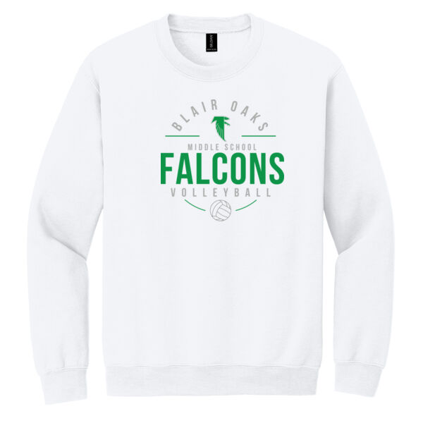 Gildan Crewneck white Thumbnail