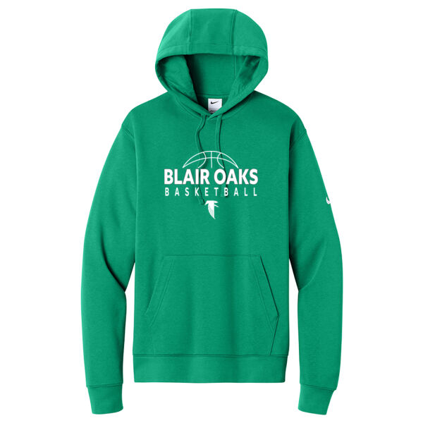 Nike Club Fleece Swoosh Hoodie - green Thumbnail