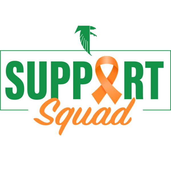 Support Squad with orange ribbon - Green/Orange print Thumbnail